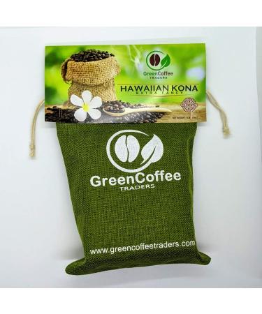 1LB. 100% Hawaii Hawaiian Kona Extra Fancy GREEN UNROASTED Coffee