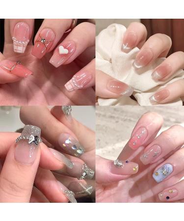 500pcs Short Coffin Fake Nails - Soft Gel Full Cover Nail Tips for Salons and DIY Nail Art - 12 Sizes - Buy Online on SooperMarket.com