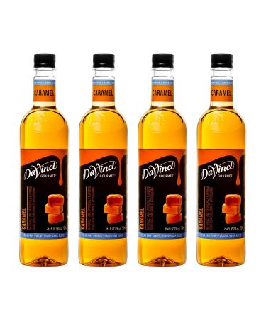DaVinci Gourmet Sugar Free Syrup, Caramel, 25.4 Fl Oz (Pack of 4) CARAMEL SUGAR FREE 25.4 Fl Oz (Pack of 4)