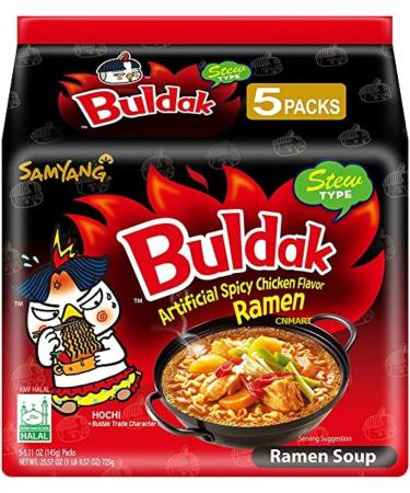 Samyang Buldak Stew Type Hot Chicken Noodle Challenge Ramen (Pack of 40) by CNMART - Buy Online on SooperMarket.com