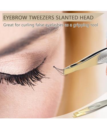 Tweezers Set 3-Piece Precision Tweezers Set Plucking Tweezers for Face Care - Buy Online on SooperMarket.com
