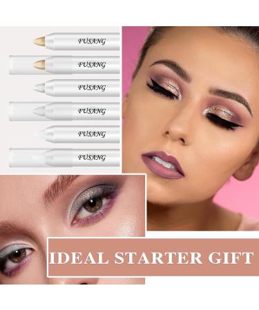 3Pcs Colorful Glitter Eyeshadow Stick Set Eye Shadow Sticks Makeup Sets Easy to Apply Shimmer Cream Eyeshadow Pencil Set - Buy Online on SooperMarket.com