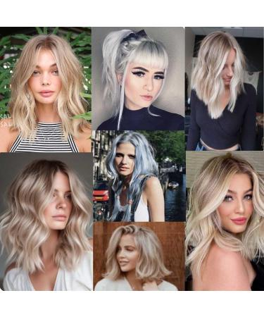 12 Pcs Colored Hair Extensions Colorful Clip in Hair Extensions 22 inch Synthetic Straight Hair Extensions for Kids Girls Women Brown - Buy Online on SooperMarket.com