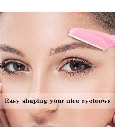 Ckanday 60-Piece Eyebrow Shaver Trimmer Razor for Women & Men | Precision Face Razor | Blue Yellow Pink - International Shipping - Buy Online on SooperMarket.com