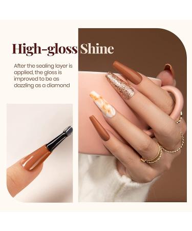 Beetles Gel Nail Polish Base and Top Coat Set - Matte & Shine Effects | Long Lasting DIY Manicure | No Wipe, Soak Off, 7.5ml Each - Buy Online on SooperMarket.com