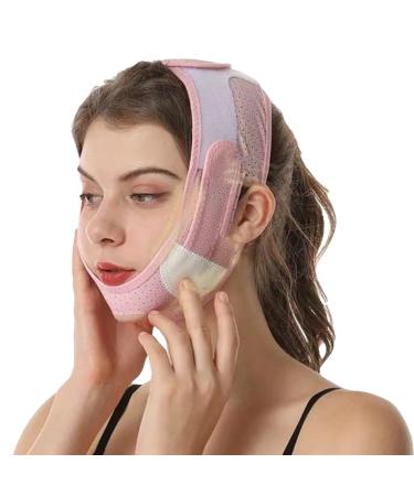 Double Chin Reducer Facial Slimming Strap Double Chin Reducer Face Lifting Belt Facial Slimming Strap V Lines Lifting Belt Breathable For Home Use