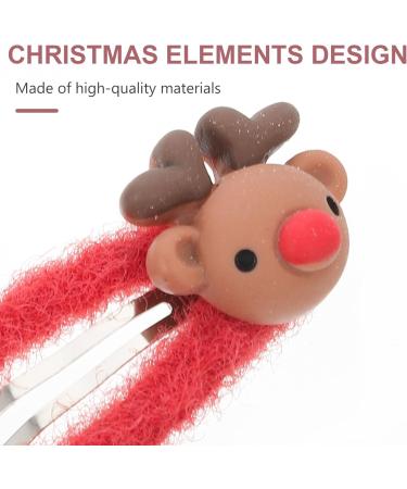 ABOOFAN 5 Pairs Christmas Hair Clips Hair Clips for Girls Kid Hair Accessories Girls Hair Clips Antler Hair Clip Christmas Hair Accessories Diy Party Hair Ornament Santa Hairpin Hair Grips - Buy Online on SooperMarket.com