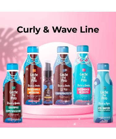 Leche Pal Pelo Curl Bliss Co-Wash - Sulfate-Free Hydration with Shea Butter & Macadamia for Defined Curls | 14.9 oz - International Shipping Available - Buy Online on SooperMarket.com