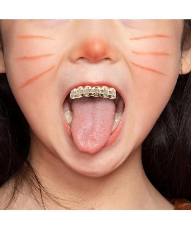 SOIMISS 1 Set Mouth Grill Rapper Props Decorative Teeth Grill Hip-pop Accessories Braces Stitching - Buy Online on SooperMarket.com