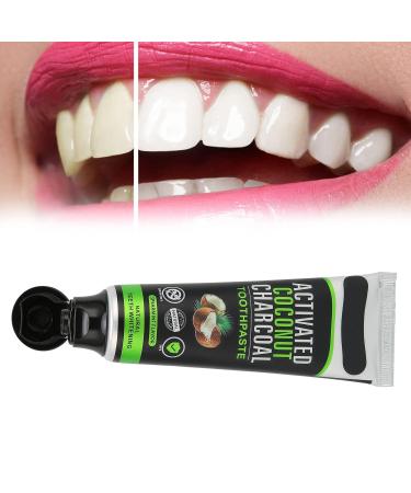 100% Natural Whitening Toothpaste - Coconut Oil & Activated Charcoal for Stain Removal & Mint Freshness | International Shipping Available - Buy Online on SooperMarket.com