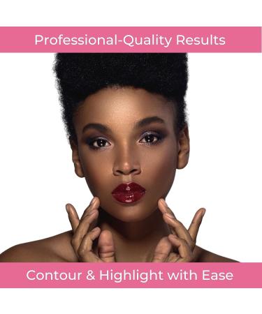 Contouring & Highlighting Make-up Stamp | Perfect Contour Tool for Powder, Liquid, & Cream | Contour Applicator for Flawless Results - Buy Online on SooperMarket.com