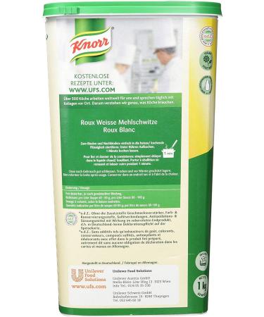 Buy Knorr Roux White Roux 1kg | Instant Stable Sauce Binding for Perfect Cooking - Buy Online on SooperMarket.com