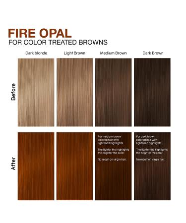 Celeb Luxury Gem Lites Fire Opal Colorditioner - Professional Semi-Permanent Hair Color Depositing Conditioner 8.25 Fl Oz - Buy Online on SooperMarket.com