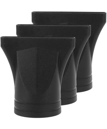 FRCOLOR 3 Pieces Universal Hair Dryer Attachment Concentrator Nozzle Replacement Silicone Nozzle Adapter Hair Dryer Drying Concentrator Hair Styling Tool Hood Cover