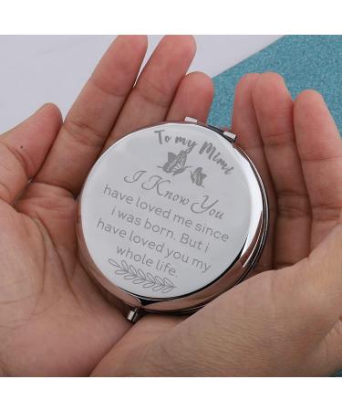 KUIYAI Mimi Gift Grandmother Gift Grandma Compact Mirror Mother s Day Gift for Grandmother Mother (mimi mirrorUK) - Buy Online on SooperMarket.com