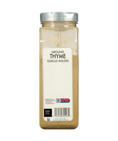 McCormick Culinary Ground Thyme 11 oz - Versatile Seasoning for Chowders, Soups, Meat, Seafood & Mashed Potatoes - Buy Online on SooperMarket.com