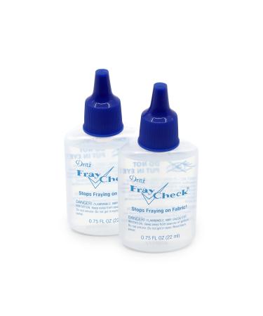 Dritz Fray Check Liquid 0.75-Fluid Ounce 2 Count 0.75 Ounce