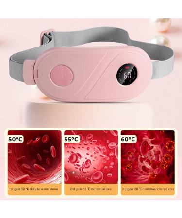 Heating Belt Device - 3 Modes Electronic Waist Belt - Fast Heating Pink - Ideal for Everyday Use - Buy Online on SooperMarket.com