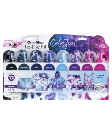 Tulip One-Step Tie-Dye Kit One-Step 8 Color Kit Tie Dye, Celestial