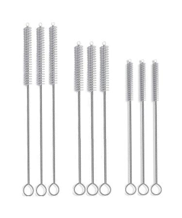 ALINK Drinking Straw Cleaning Brush Kit - (3-Size) 9-Piece Straw Pipe Cleaner