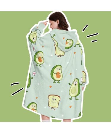 Cozy Oversized Hoodie Ceiling - Avocado Light Green | Perfect Gifts for Women | Warm & Portable Sweatshirt with Bags for Adults - Buy Online on SooperMarket.com