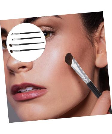 Mikinona 4 Pcs Cosmetic Brush Eye Makeup Eyeshadow Brush Eyeliner Brush Angled Makeup Brush Brow Nylon - Buy Online on SooperMarket.com