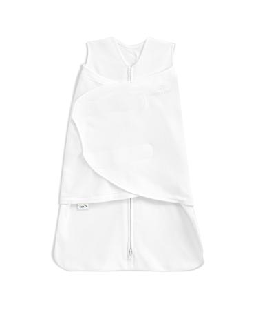 HALO Baby Sleeping Bag Swaddle | 1.5 TOG SleepSack | 100% Cotton White Sleeping Sack For Newborn Babies | Easy Zip Access Nappy Change | Wearable Blanket Grow Bag | Boys & Girls 4-6 Months White 3-6 Months