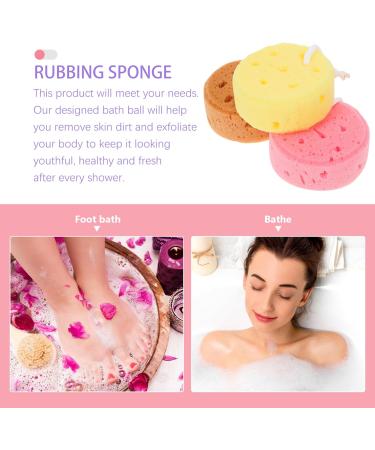 PRETYZOOM 3pcs Seaweed Bath Sponge Set - Honeycomb Shower Accessory for Exfoliating & Cleansing | Ideal Bathing Supplies - Buy Online on SooperMarket.com