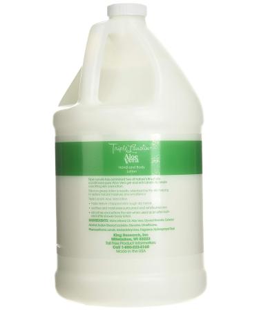 Triple Lanolin Aloe Vera Lotion 1 Gallon - 128 Fl Oz - Pack of 1 | Moisturizing Aloe Vera Lotion for Soft Skin - Buy Online on SooperMarket.com