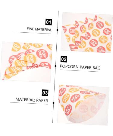 Beavorty 150 Pcs Popcorn Bag Cellophane Bags Cookies Bags Christmas Candy Cone Treat Bags Marshmallows Piping Bags Pink Candy Cookies Cone Bags Snack Cone Bags Disposable Child Paper Food - Buy Online on SooperMarket.com