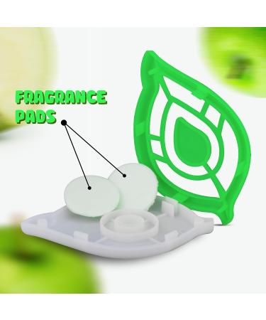 4x Garbage Can Freshener Odor Removers for Small Rooms Self-Adhesive Lemon & Apple Fragrance | Diaper Pail & Odor Control - Buy Online on SooperMarket.com