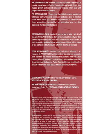 Predator Labs - Pred Iso 1kg - Lactoserum isolate protein 32 servings (Strawberry banana) - Buy Online on SooperMarket.com
