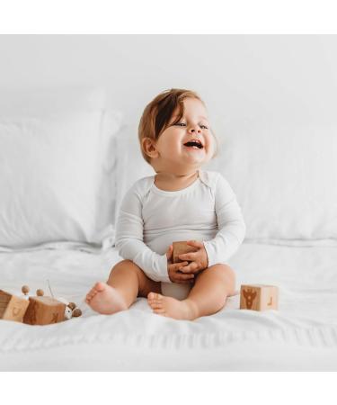 Unisex Baby Long Sleeve Bodysuit: Soothes Eczema, Moisturizes Dry Skin, Reduces Itching | Skincare Clothing with Foldable Mittens 12-18 - Buy Online on SooperMarket.com