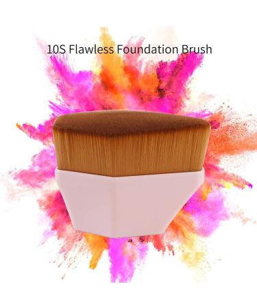 Daubigny Iron Makeup Brush for Flawless Blending - Pink | Face Blush Liquid Powder Foundation Brush with Protective Case - Buy Online on SooperMarket.com
