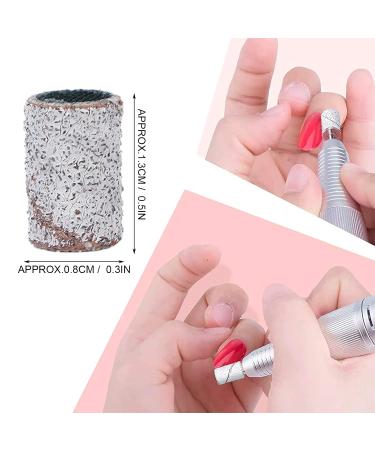 Nail Sanding Circle Bands Nail Art Sanding Bands Pedicure Polishing File 100 Pieces Manicure Sanding Bands Nail Drill Bits Accessories Nail Drill Remove Dead Skin (80#) - Buy Online on SooperMarket.com