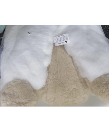 Newborn Baby Cartoon Bear Snowsuit Winter Coat 6-9 Months | Fleece Hooded Romper Jumpsuit - Khaki Dog - Buy Online on SooperMarket.com