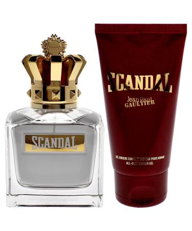 Jean Paul Gaultier Scandal Pour Homme for Men - 2 Pc Gift Set 3.4oz EDT Spray 2.5oz Shower Gel - Buy Online on SooperMarket.com