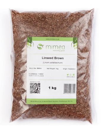 Linseed Brown from Mimea - Great for Cooking and Baking or Supplement 1kg - Buy Online on SooperMarket.com