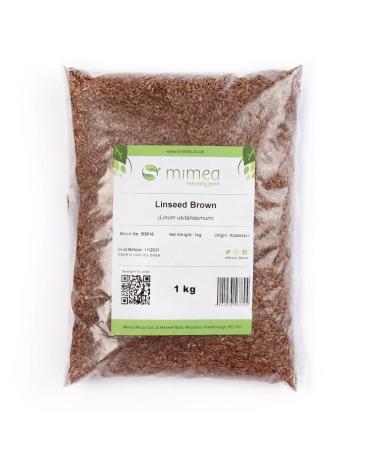 Linseed Brown from Mimea - Great for Cooking and Baking or Supplement 1kg
