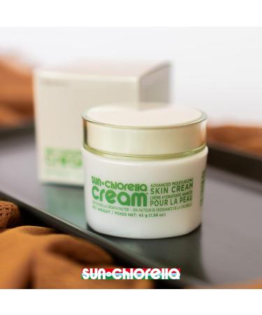 Sun Chlorella Cream Face Moisturizer - Deep Hydration & Anti-Aging - Natural Skin Care for Radiant Glow - Paraben Free 1.58oz - Buy Online on SooperMarket.com