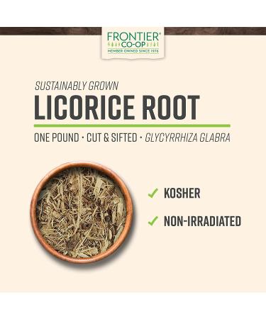 Frontier Co-op Licorice Root - 1lb | Cut & Sifted | Organic Herbal Supplement - Buy Online on SooperMarket.com