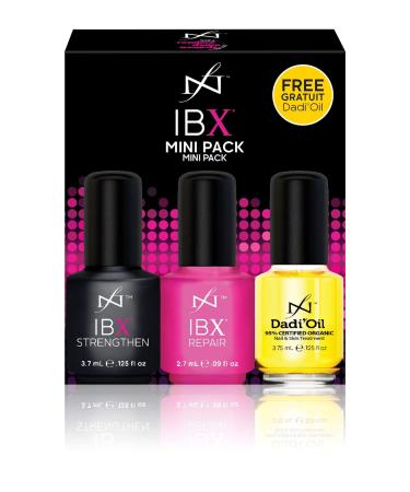 Nail Polish NEW! IBX Mini Duo Pack With FREE Dadi oil Restorating Protecting Nails