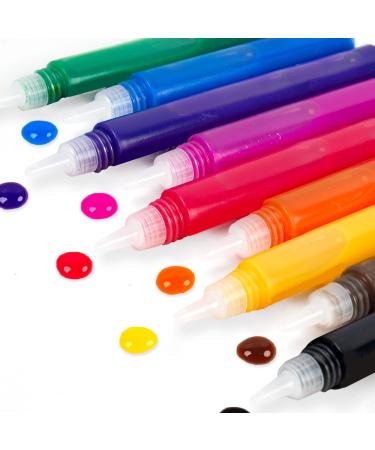 Horizon Group USA 10-Pack of Suncatcher Paint Pens 10ML Each 10 Colors for Kids Supplies for Painting Suncatchers Window Art Paint Refill Arts and Crafts