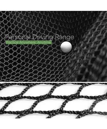 Golf Netting Material - High Impact 10'x10' Black Hitting Net for Backyard Sports - Durable Sport Barrier Net with 20mm Mesh - Buy Online on SooperMarket.com