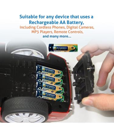 Buy Synergy Digital Remote Control Batteries - 20x AA Rechargeable for Estes RC Proto-X FPV Quadcopter | Ni-MH 1.25V 2800mAh - International Shipping Available - Buy Online on SooperMarket.com