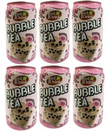 BUBBLE TEA Strawberry Flavour 315ml (Just Drink) (Pack Of 3) Delicious Tasty And Twisty Treat Gift Hamper For Christmas Birthday Easter Gift - Buy Online on SooperMarket.com