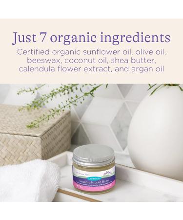 Lansinoh Organic Nipple Balm 60ml - Natural, Tasteless, Odourless Breastfeeding Cream for Dry Skin - Hospital Bag Must-Have for New Moms - Buy Online on SooperMarket.com