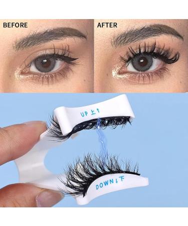 Generic Magnetic False Eyelashes - 2 Pair 3D Eyelashes with Applicator False Lashes Kit Natural Look Reusable Lashes with Applicator 3D Artificial Eyelashes for Women - Buy Online on SooperMarket.com