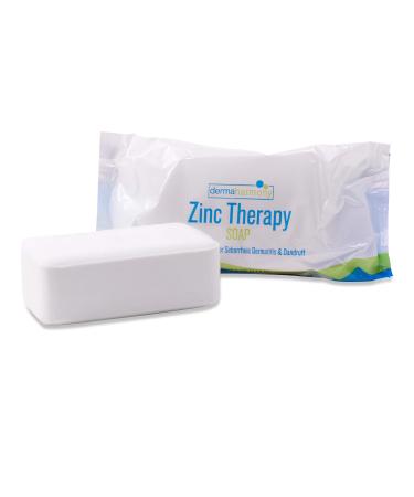 DermaHarmony 2% Pyrithione Zinc (ZnP) Bar Soap 4 oz - Crafted for Those with Skin Conditions - Seborrheic Dermatitis, Dandruff, Psoriasis, Eczema, etc.