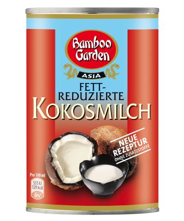 Bamboo Garden Coconut Milk reduced fat 1 pack (1 x 400 ml)